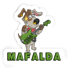 Guitarist Sticker Mafalda Image