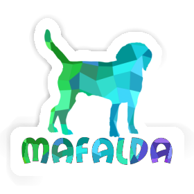 Mafalda Autocollant Chien Image