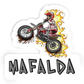 Sticker Mafalda Dirt Biker Image