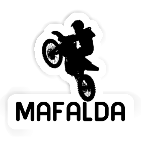 Sticker Motocross Rider Mafalda Image