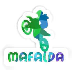 Sticker Motocross Rider Mafalda Image
