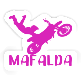 Motocross Rider Sticker Mafalda Image