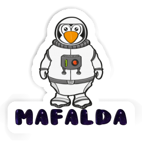 Sticker Astronaut Mafalda Image