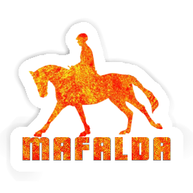 Mafalda Sticker Horse Rider Image