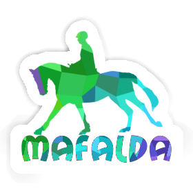 Sticker Mafalda Horse Rider Image