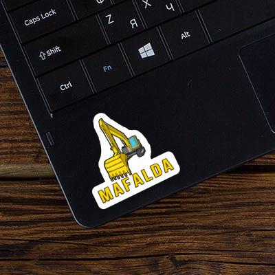 Excavator Sticker Mafalda Excavator Sticker Mafalda Image