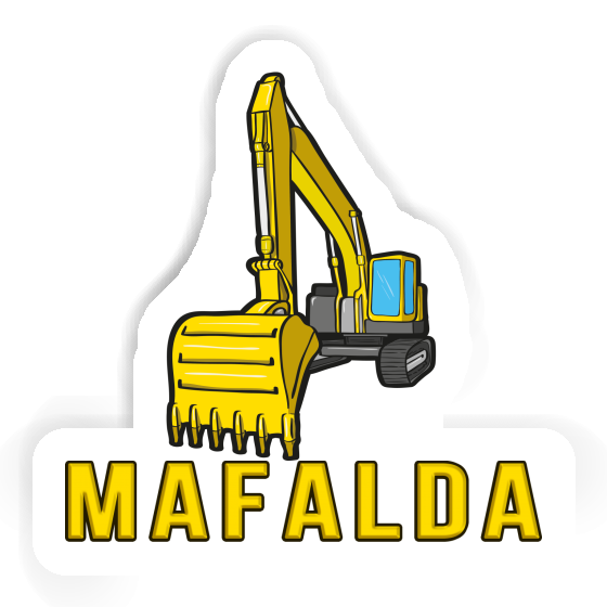 Excavator Sticker Mafalda Notebook Excavator Sticker Mafalda Notebook Image