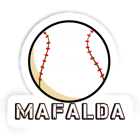 Baseball Ball Sticker Mafalda Laptop Baseball Ball Sticker Mafalda Laptop Image