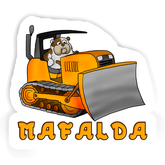 Sticker Bulldozer Mafalda Sticker Bulldozer Mafalda Image