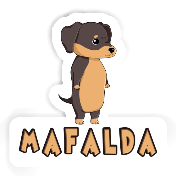 Autocollant Teckel Mafalda Laptop Image