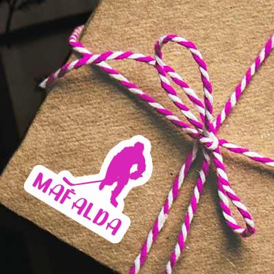 Sticker Mafalda Eishockeyspielerin Laptop Image