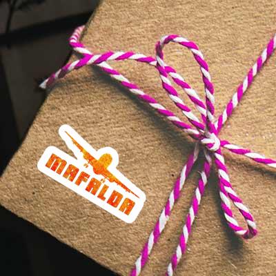 Sticker Mafalda Airplane Gift package Image
