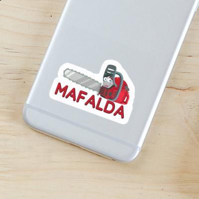 Sticker Mafalda Kettensäge Notebook Image
