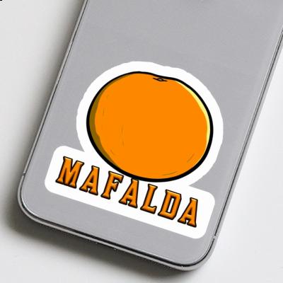 Sticker Mafalda Orange Notebook Sticker Mafalda Orange Notebook Image