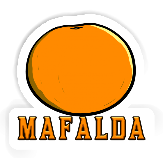 Sticker Mafalda Orange Sticker Mafalda Orange Image
