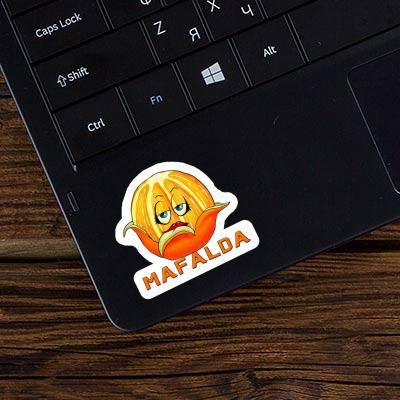 Mafalda Sticker Orange Notebook Mafalda Sticker Orange Notebook Image