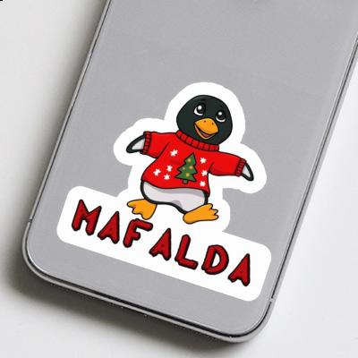 Mafalda Sticker Christmas Penguin Notebook Mafalda Sticker Christmas Penguin Gift package Image