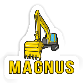 Sticker Excavator Magnus Image