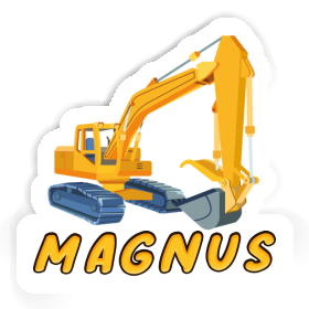Magnus Sticker Excavator Image