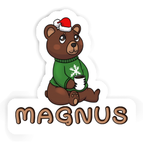 Sticker Magnus Christmas Bear Image
