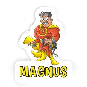 Aufkleber Elektriker Magnus Image
