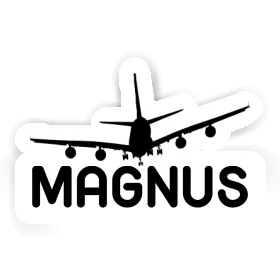 Magnus Aufkleber Flugzeug Image