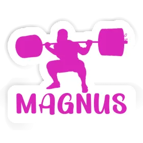 Magnus Autocollant Haltérophile Image