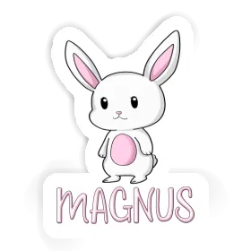 Autocollant Lapin Magnus Image