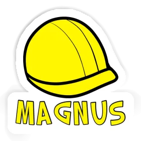 Sticker Construction Helmet Magnus Image