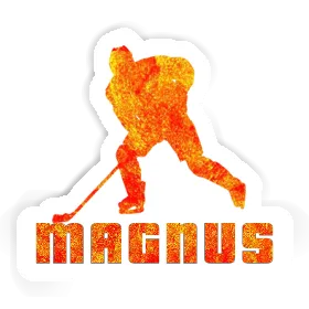 Aufkleber Eishockeyspieler Magnus Image