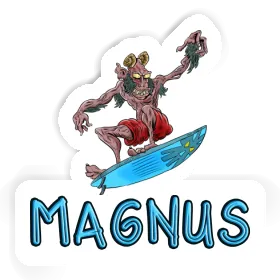 Sticker Magnus Surfer Image