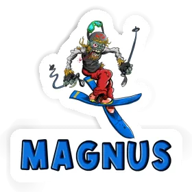 Sticker Skier Magnus Image