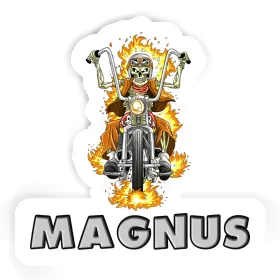 Sticker Magnus Motorcycle Rider Image