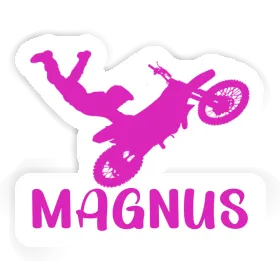 Magnus Sticker Motocross Rider Image