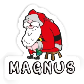 Santa Claus Sticker Magnus Image