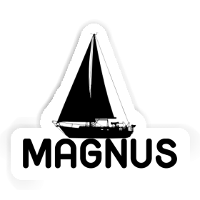 Sticker Sailboat Magnus Image