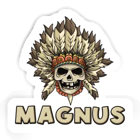 Sticker Magnus Kids Skull Image