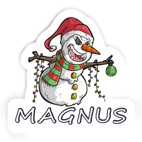 Bad Snowman Sticker Magnus Image