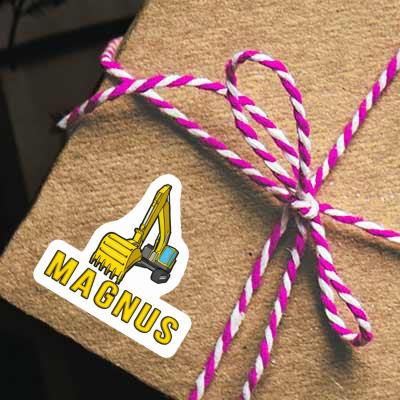 Sticker Excavator Magnus Laptop Sticker Excavator Magnus Laptop Image