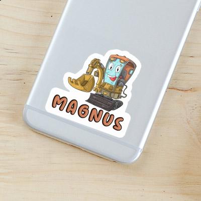 Excavator Sticker Magnus Notebook Excavator Sticker Magnus Gift package Image