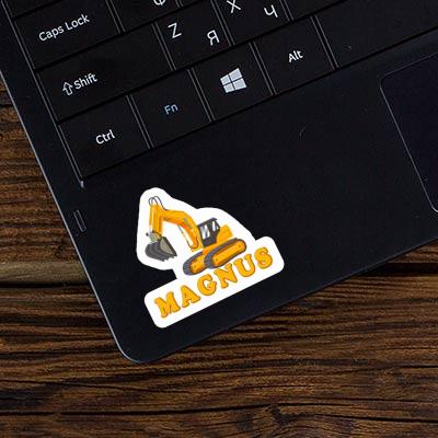 Sticker Magnus Excavator Laptop Sticker Magnus Excavator Laptop Image