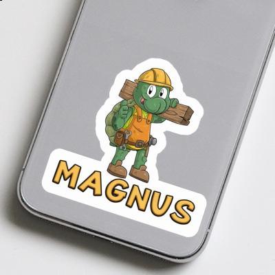 Construction worker Sticker Magnus Notebook Construction worker Sticker Magnus Gift package Image