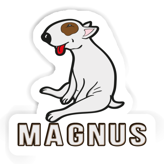 Magnus Autocollant Bull Terrier Laptop Magnus Autocollant Bull Terrier Laptop Image