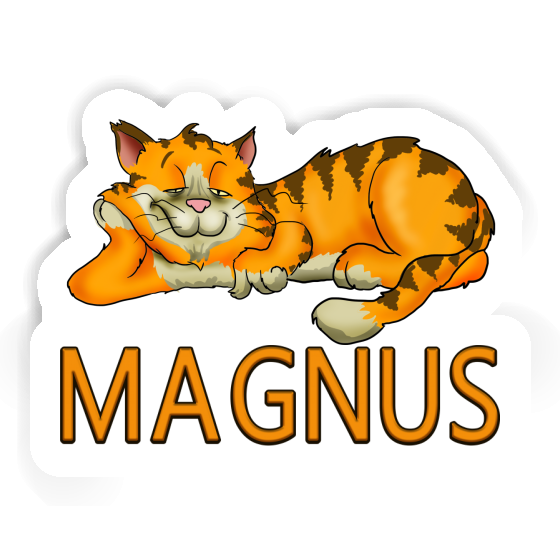 Autocollant Magnus Chat Notebook Image