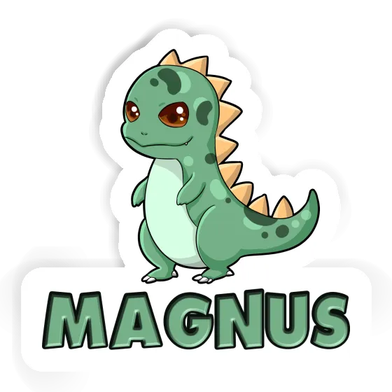 Aufkleber Dino Magnus Notebook Image