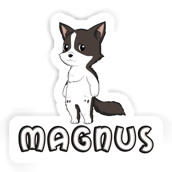 Autocollant Magnus Collie border Notebook Autocollant Magnus Collie border Gift package Image