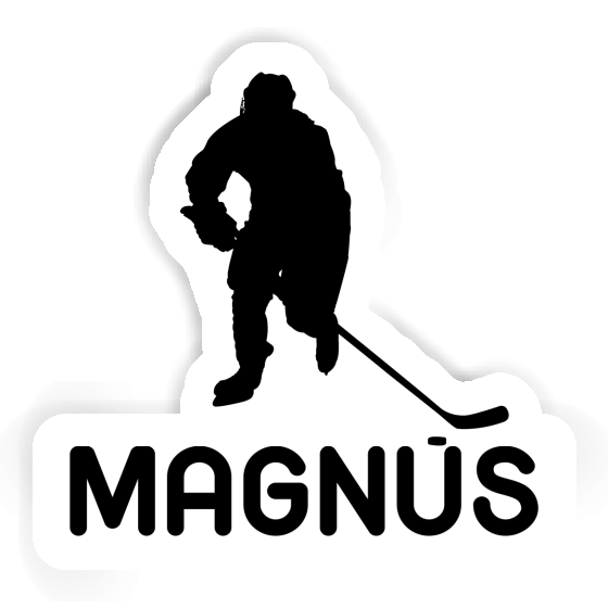Magnus Sticker Hockey Player Notebook Magnus Sticker Hockey Player Gift package Image