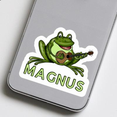 Sticker Guitar Frog Magnus Notebook Image