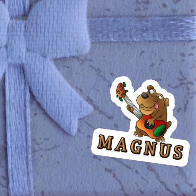 Sticker Magnus Guitarist Notebook Image
