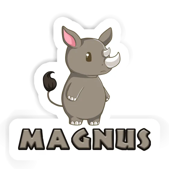 Aufkleber Magnus Nashorn Aufkleber Magnus Nashorn Image